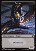 Snake Token (B 1/1) // Zombie Token (B 2/2 Decayed) - Secrets of Strixhaven: Tokens (Token) [TSOS-CT 11/12]