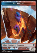 Elemental Token (UR 1/1) // Phyrexian Myr Token (UA 2/1) - Secrets of Strixhaven: Tokens (Token) [TSOS-CT 21/8]