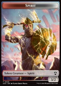 Spirit Token (RW 3/2) // Copy Token - Secrets of Strixhaven: Tokens (Token) [TSOS-CT 25/1]