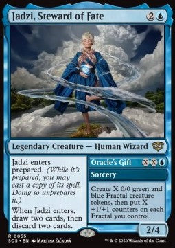 Jadzi, Steward of Fate // Oracle's Gift - Secrets of Strixhaven (Rare) [SOS-55]