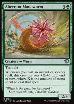 Aberrant Manawurm - Secrets of Strixhaven (Uncommon) [SOS-138]