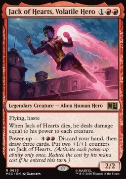 Jack of Hearts, Volatile Hero