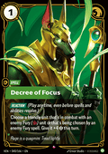 Decree of Focus