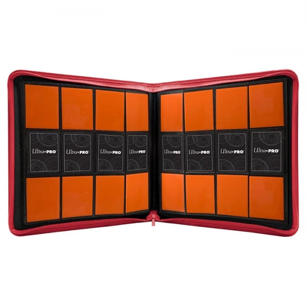 Album con cremallera 12 bolsillos | PRO-Binder Zippered | Rojo | ULTRA PRO - JotaCards - Tu Tienda de TCG