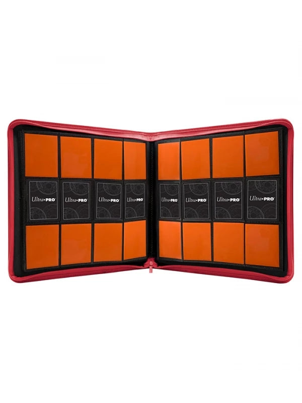 Album con cremallera 12 bolsillos | PRO-Binder Zippered | Rojo | ULTRA PRO - JotaCards - Tu Tienda de TCG