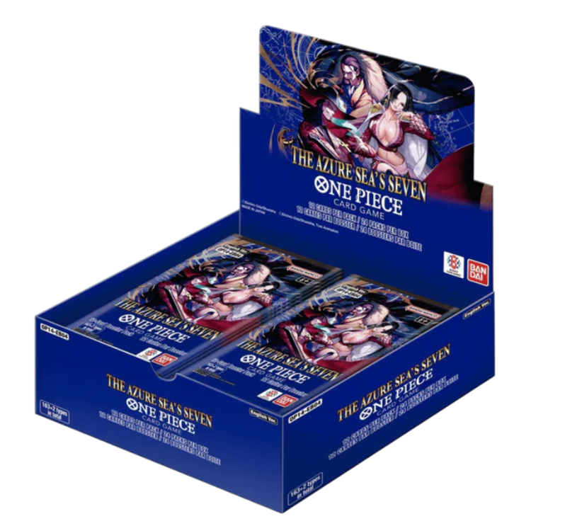 OP-14 The Azure Sea's Seven | CAJA DE SOBRES (24 SOBRES) | ONE PIECE | INGLÉS - JotaCards - Tu Tienda de TCG