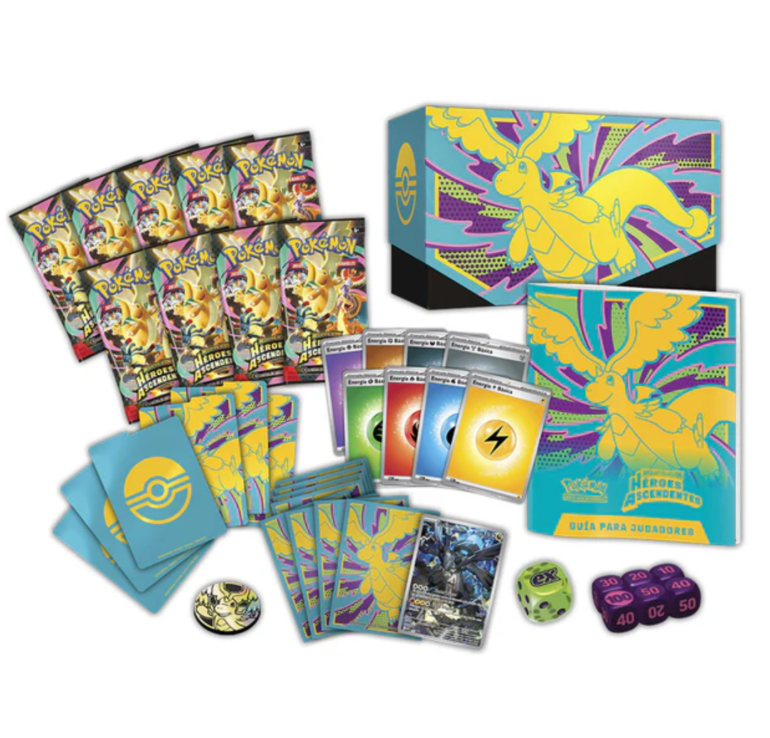 ETB Heroes Ascendentes | Elite Trainer Box | POKÉMON | ESPAÑOL