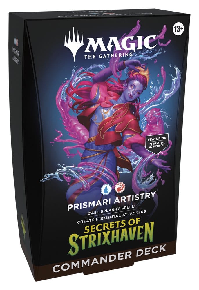 [ RESERVA ] SECRETOS DE STRIXHAVEN | Commander Deck: "PRISMARI ARTISTRY" | MAGIC THE GATHERING | INGLÉS